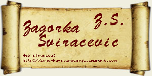 Zagorka Sviračević vizit kartica